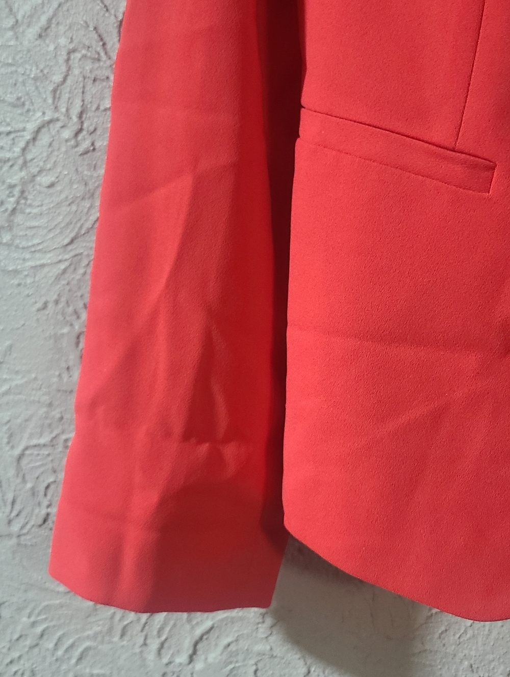 LOFT Coral-Pink Shawl Collar One Button Blazer - Picture 9 of 15